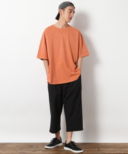 RAGEBLUE（レイジブルー）の「加工ビッグシルエットTシャツ/795084（Tシャツ/カットソー・メンズ・ベージュ/ネイビー/グレー/レッド・LARGE/MEDIUM/SMALL）」の7枚目の写真