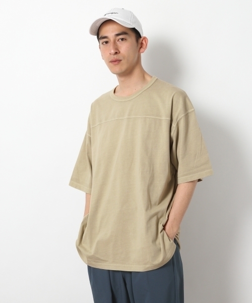 RAGEBLUE（レイジブルー）の「加工ビッグシルエットTシャツ/795084（Tシャツ/カットソー・メンズ・ベージュ/ネイビー/グレー/レッド・LARGE/MEDIUM/SMALL）」の8枚目の写真