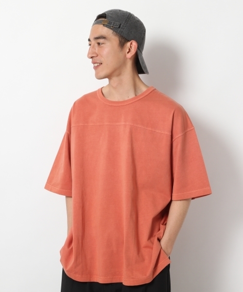 RAGEBLUE（レイジブルー）の「加工ビッグシルエットTシャツ/795084（Tシャツ/カットソー・メンズ・ベージュ/ネイビー/グレー/レッド・LARGE/MEDIUM/SMALL）」の9枚目の写真