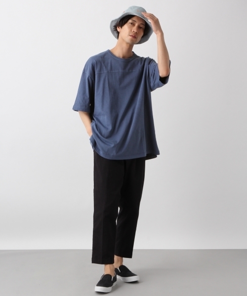 RAGEBLUE（レイジブルー）の「加工ビッグシルエットTシャツ/795084（Tシャツ/カットソー・メンズ・ベージュ/ネイビー/グレー/レッド・LARGE/MEDIUM/SMALL）」の19枚目の写真