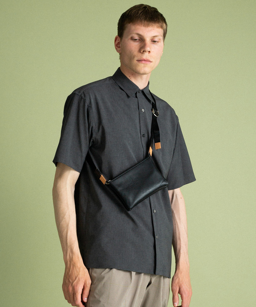 UNITED TOKYO（ユナイテッドトウキョウ）の「ボイルショートスリーブシャツ（シャツ/ブラウス・メンズ・ブラック/ベージュ/オフホワイト/ダークグレー/ネイビー・1/2/3）」の3枚目の写真