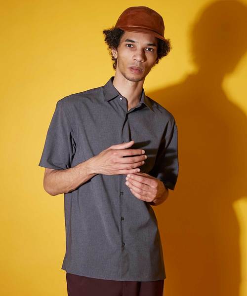 UNITED TOKYO（ユナイテッドトウキョウ）の「ボイルショートスリーブシャツ（シャツ/ブラウス・メンズ・ブラック/ベージュ/オフホワイト/ダークグレー/ネイビー・1/2/3）」の14枚目の写真