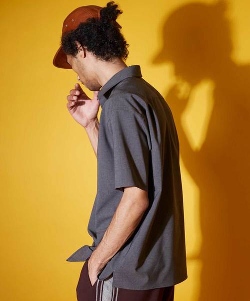 UNITED TOKYO（ユナイテッドトウキョウ）の「ボイルショートスリーブシャツ（シャツ/ブラウス・メンズ・ブラック/ベージュ/オフホワイト/ダークグレー/ネイビー・1/2/3）」の15枚目の写真