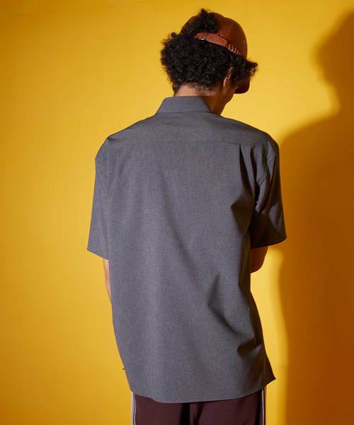 UNITED TOKYO（ユナイテッドトウキョウ）の「ボイルショートスリーブシャツ（シャツ/ブラウス・メンズ・ブラック/ベージュ/オフホワイト/ダークグレー/ネイビー・1/2/3）」の7枚目の写真