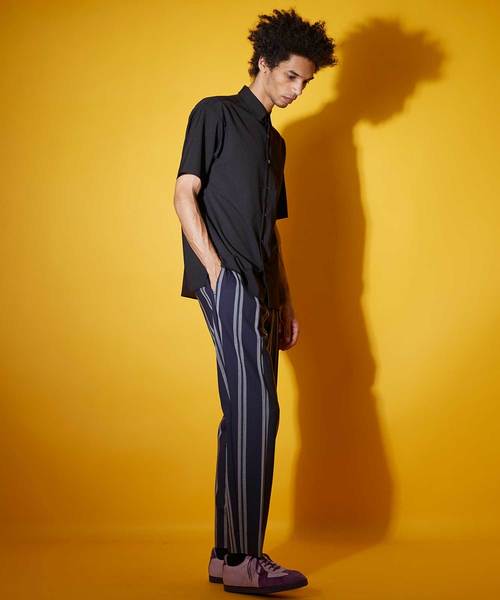 UNITED TOKYO（ユナイテッドトウキョウ）の「ボイルショートスリーブシャツ（シャツ/ブラウス・メンズ・ブラック/ベージュ/オフホワイト/ダークグレー/ネイビー・1/2/3）」の9枚目の写真