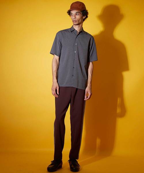 UNITED TOKYO（ユナイテッドトウキョウ）の「ボイルショートスリーブシャツ（シャツ/ブラウス・メンズ・ブラック/ベージュ/オフホワイト/ダークグレー/ネイビー・1/2/3）」の11枚目の写真