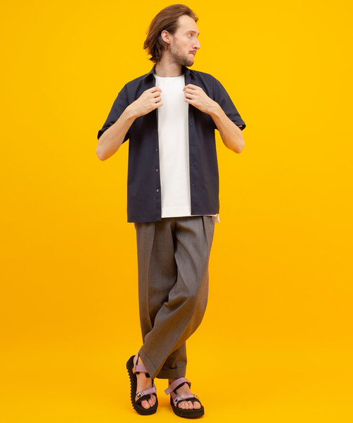 UNITED TOKYO（ユナイテッドトウキョウ）の「ボイルショートスリーブシャツ（シャツ/ブラウス・メンズ・ブラック/ベージュ/オフホワイト/ダークグレー/ネイビー・1/2/3）」の16枚目の写真