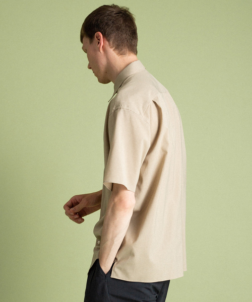 UNITED TOKYO（ユナイテッドトウキョウ）の「ボイルショートスリーブシャツ（シャツ/ブラウス・メンズ・ブラック/ベージュ/オフホワイト/ダークグレー/ネイビー・1/2/3）」の18枚目の写真