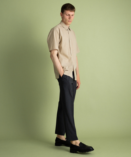 UNITED TOKYO（ユナイテッドトウキョウ）の「ボイルショートスリーブシャツ（シャツ/ブラウス・メンズ・ブラック/ベージュ/オフホワイト/ダークグレー/ネイビー・1/2/3）」の20枚目の写真