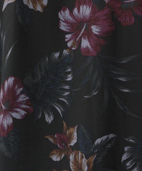 BEAUTY&YOUTH UNITED ARROWS（ビューティーアンドユースユナイテッドアローズ）の「BY ダークアロハ オープンカラー ワイドフォルム シャツ（シャツ/ブラウス・メンズ・ブラック/ダークグリーン・SMALL/MEDIUM/X-LARGE/LARGE）」の10枚目の写真