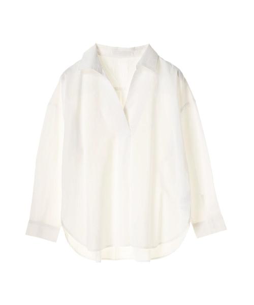 AMERICAN HOLIC（アメリカンホリック）の「ベーシックスキッパーシャツ＊（シャツ/ブラウス・レディース・ベージュ/ネイビー/ベージュ系その他4/ブラック系その他3/オフホワイト/その他8・M/L）」の22枚目の写真