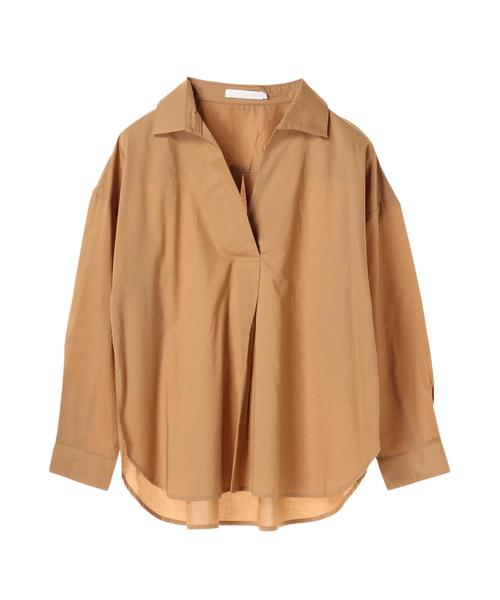 AMERICAN HOLIC（アメリカンホリック）の「ベーシックスキッパーシャツ＊（シャツ/ブラウス・レディース・ベージュ/ネイビー/ベージュ系その他4/ブラック系その他3/オフホワイト/その他8・M/L）」の21枚目の写真