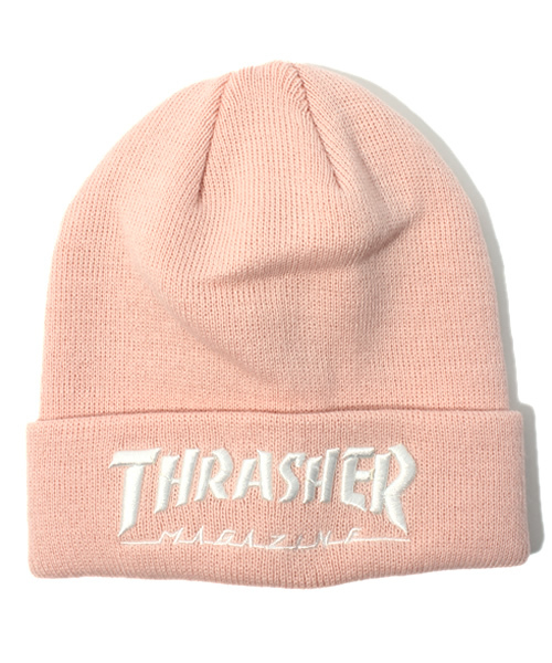 THRASHER(スラッシャー)の「∴WEGO/THRASHERニットキャップ(ニットキャップ/ビーニー・レディース・ホワイト/グリーン/パープル/ピンク/ブラック/サックスブルー・FREE)」の15枚目の写真