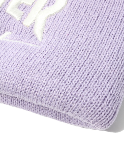 THRASHER(スラッシャー)の「∴WEGO/THRASHERニットキャップ(ニットキャップ/ビーニー・レディース・ホワイト/グリーン/パープル/ピンク/ブラック/サックスブルー・FREE)」の8枚目の写真