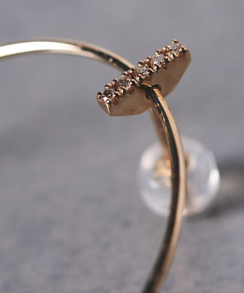 ヒロタカ Hirotaka ダイヤモンド リング ピアス 片耳 別注】Hirotaka