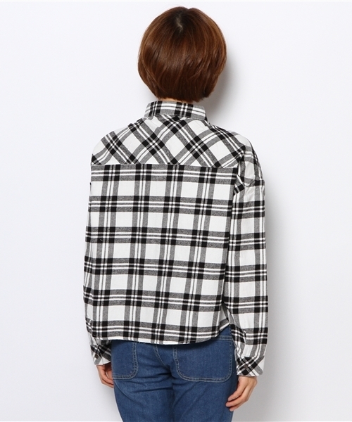 one after another NICE CLAUP（ワンアフターアナザーナイスクラップ）の「【ナイスクラップ】チェックＣＨＥＣＫシャツ（シャツ/ブラウス・レディース・ブルー/パープル/ブラック・FREE）」の10枚目の写真
