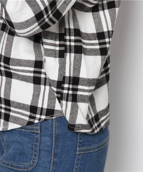 one after another NICE CLAUP（ワンアフターアナザーナイスクラップ）の「【ナイスクラップ】チェックＣＨＥＣＫシャツ（シャツ/ブラウス・レディース・ブルー/パープル/ブラック・FREE）」の12枚目の写真