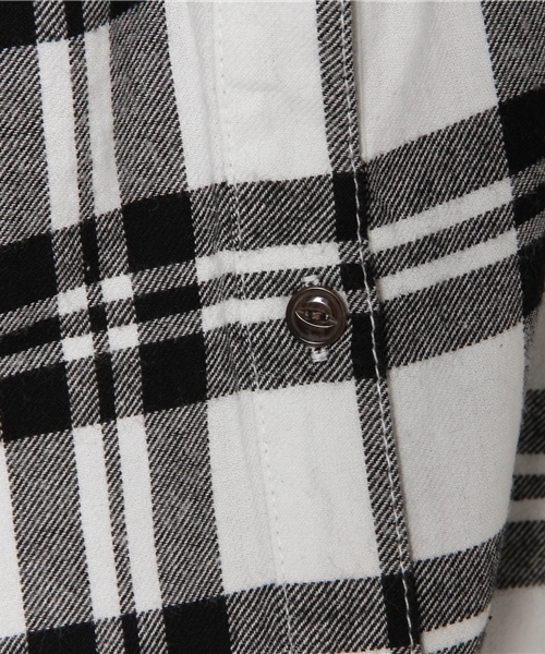 one after another NICE CLAUP（ワンアフターアナザーナイスクラップ）の「【ナイスクラップ】チェックＣＨＥＣＫシャツ（シャツ/ブラウス・レディース・ブルー/パープル/ブラック・FREE）」の11枚目の写真
