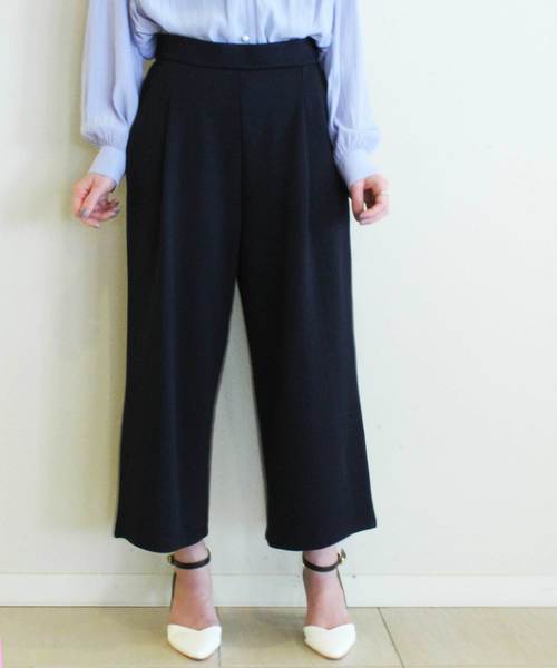 A/C DESIGN BY ALPHA CUBIC(エーシーデザインバイアルファキュービック)の「ワイドパンツ(その他パンツ・レディース・ライトグレー/ブラック/ネイビー・L size/M size)」の10枚目の写真