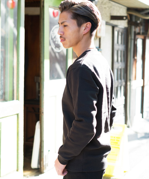 GOSTAR DE FUGA（ゴスタール ジフーガ）の「英字メッセージ裏パイルトレーナー/スウェット（スウェット・メンズ・ホワイト/ブラック/ヘザーグレー・M/L）」の9枚目の写真