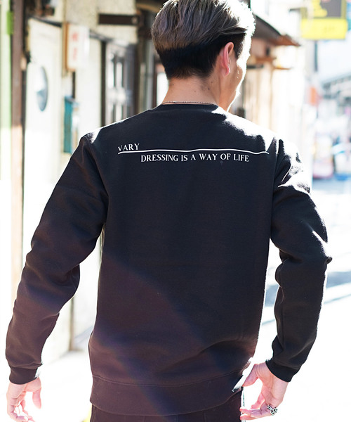 GOSTAR DE FUGA（ゴスタール ジフーガ）の「英字メッセージ裏パイルトレーナー/スウェット（スウェット・メンズ・ホワイト/ブラック/ヘザーグレー・M/L）」の10枚目の写真