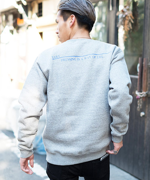 GOSTAR DE FUGA（ゴスタール ジフーガ）の「英字メッセージ裏パイルトレーナー/スウェット（スウェット・メンズ・ホワイト/ブラック/ヘザーグレー・M/L）」の13枚目の写真