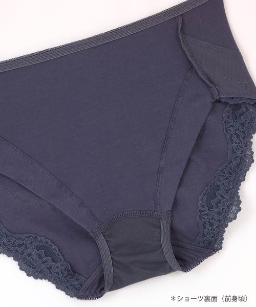 fran de lingerie(フランデランジェリー)の「ヒップアップショーツ(ショーツ・レディース・ブラック/ネイビー/グレー・LL/M/L)」の5枚目の写真