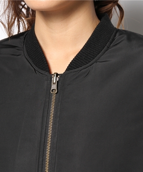 DISCOAT（ディスコート）の「【Discoat】リバーシブルMA-1（ブルゾン・レディース・カーキ/ブラック・ﾌﾘ-）」の14枚目の写真