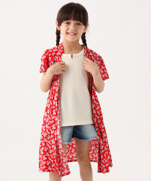 【新品未使用】PALAVA パラバ 長袖ワンピース キッズ GLOBAL WORK（グローバルワーク）の「【キッズ】プチエリ