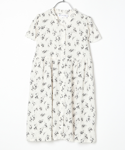 GLOBAL WORK（グローバルワーク）の「【キッズ】プチエリハナガラワンピース半袖/835987（ワンピース・キッズ・ライトブルー/ブラック/レッド/ホワイト系その他2・SMALL/MEDIUM/LARGE/X-LARGE/XX-LARGE）」の2枚目の写真