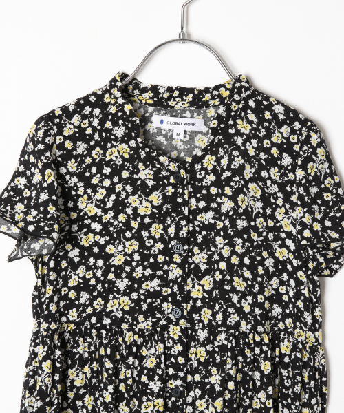 GLOBAL WORK（グローバルワーク）の「【キッズ】プチエリハナガラワンピース半袖/835987（ワンピース・キッズ・ライトブルー/ブラック/レッド/ホワイト系その他2・SMALL/MEDIUM/LARGE/X-LARGE/XX-LARGE）」の11枚目の写真