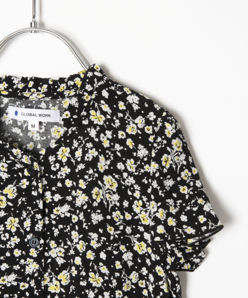 GLOBAL WORK（グローバルワーク）の「【キッズ】プチエリハナガラワンピース半袖/835987（ワンピース・キッズ・ライトブルー/ブラック/レッド/ホワイト系その他2・SMALL/MEDIUM/LARGE/X-LARGE/XX-LARGE）」の6枚目の写真