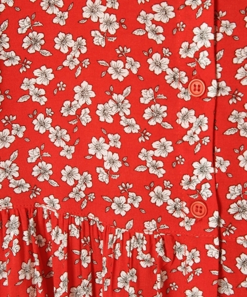 GLOBAL WORK（グローバルワーク）の「【キッズ】プチエリハナガラワンピース半袖/835987（ワンピース・キッズ・ライトブルー/ブラック/レッド/ホワイト系その他2・SMALL/MEDIUM/LARGE/X-LARGE/XX-LARGE）」の13枚目の写真