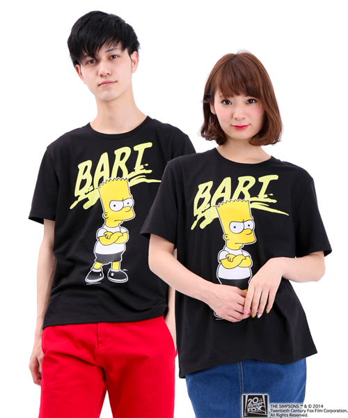 WEGO(ウィゴー)の「∴WEGO/SimpsonsプリントTシャツ(Tシャツ/カットソー・メンズ・ホワイト/ブラック・LARGE/MEDIUM)」の2枚目の写真