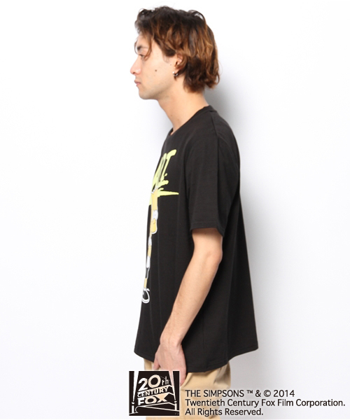 WEGO(ウィゴー)の「∴WEGO/SimpsonsプリントTシャツ(Tシャツ/カットソー・メンズ・ホワイト/ブラック・LARGE/MEDIUM)」の8枚目の写真