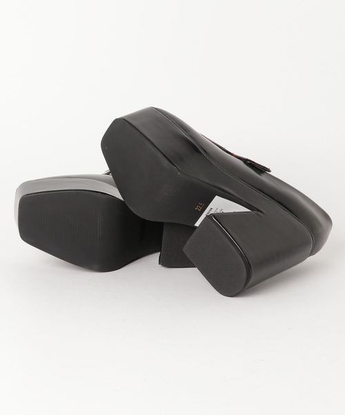 ENVYM（アンビー）の「スクエアトゥローファー（ローファー・レディース・ブラック/ダークブラウン/ブラウン・22.5㎝/23.5㎝/24.5㎝）」の5枚目の写真