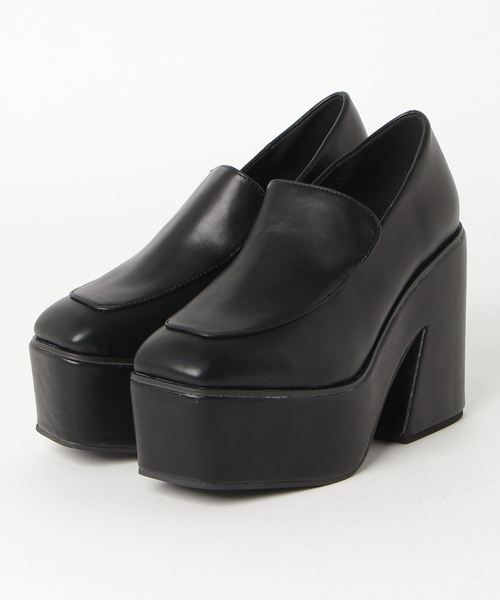 ENVYM（アンビー）の「スクエアトゥローファー（ローファー・レディース・ブラック/ダークブラウン/ブラウン・22.5㎝/23.5㎝/24.5㎝）」の6枚目の写真