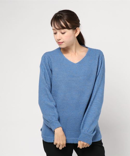 BELLUNA(ベルーナ)の「レインボースパンニットプルオーバー(ニット/セーター・レディース・ピンク/ブルー/グリーン/ラベンダー・MEDIUM/LARGE/X-LARGE)」の22枚目の写真