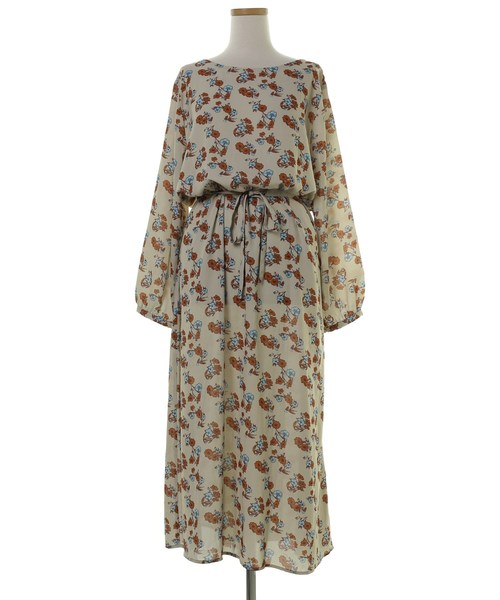 ブランド古着 花柄長袖ワンピース ワンピース Kbf ケイビーエフ のファッション通販 Zozoused