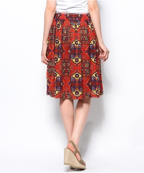 チチカカ（チチカカ）の「サンドラスカート（スカート・レディース・グリーン/ピンク/レッド・FREE）」の5枚目の写真