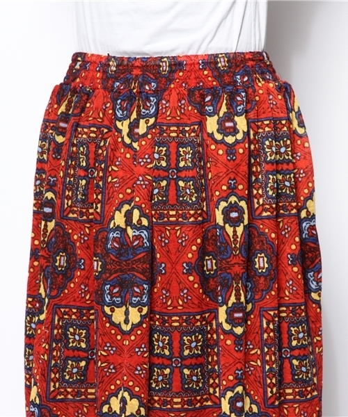 チチカカ（チチカカ）の「サンドラスカート（スカート・レディース・グリーン/ピンク/レッド・FREE）」の7枚目の写真