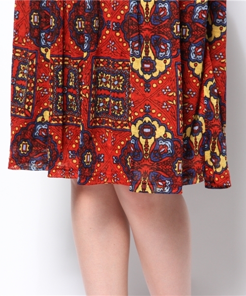 チチカカ（チチカカ）の「サンドラスカート（スカート・レディース・グリーン/ピンク/レッド・FREE）」の8枚目の写真