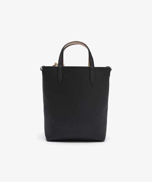 LACOSTE(ラコステ)の「ANNAリバーシブル縦型 2WAY トートバッグ / クラッチバッグ付き(トートバッグ・レディース・ブラック/ブラック×ピンク/アイボリー/パープル/ネイビー/ホワイト×グリーン/ホワイト×イエロー/ブルー系その他/ライトグレー/ライトピンク・FREE)」の17枚目の写真