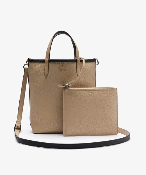 LACOSTE(ラコステ)の「ANNAリバーシブル縦型 トートバッグ / 2WAY(トートバッグ・レディース・ブラック/ブラック×ピンク/アイボリー/パープル/ネイビー/ホワイト×グリーン/ホワイト×イエロー/ブルー系その他/ライトグレー・FREE)」の22枚目の写真