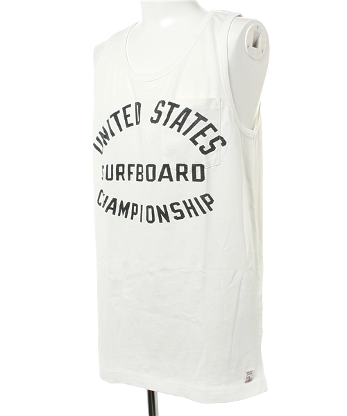 BEAMS（ビームス）の「○M.Nii / Championship Tank（タンクトップ・メンズ・ホワイト・SMALL/MEDIUM/X-SMALL）」の3枚目の写真