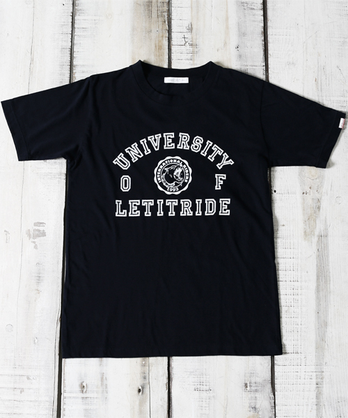 NANO universe（ナノユニバース）の「Let it Ride×nano･universe/ LetItRide別注Tee5（Tシャツ/カットソー・メンズ・ホワイト/ネイビー・SMALL/LARGE/MEDIUM）」の2枚目の写真