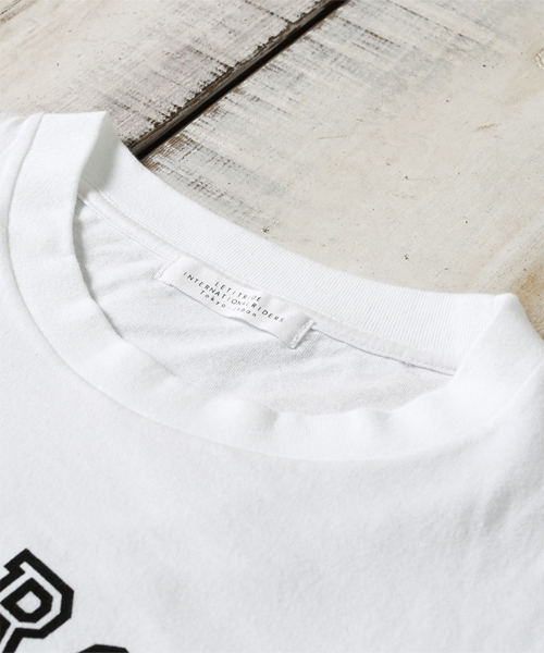 NANO universe（ナノユニバース）の「Let it Ride×nano･universe/ LetItRide別注Tee5（Tシャツ/カットソー・メンズ・ホワイト/ネイビー・SMALL/LARGE/MEDIUM）」の6枚目の写真