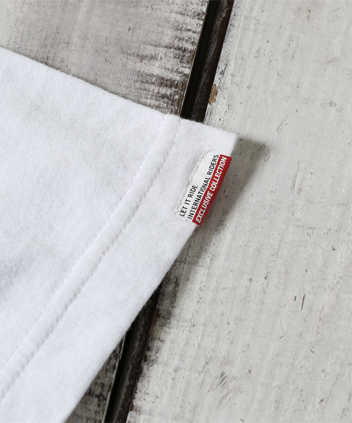 NANO universe（ナノユニバース）の「Let it Ride×nano･universe/ LetItRide別注Tee5（Tシャツ/カットソー・メンズ・ホワイト/ネイビー・SMALL/LARGE/MEDIUM）」の4枚目の写真