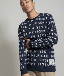Tommy Hilfiger/トミーヒルフィガー LS CREW オールオーバープリントロンT
