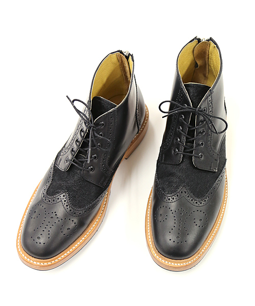 CAMINANDO（カミナンド）の「Mid Cut Wingtip Shoes (CAMINANDO)（ドレスシューズ・メンズ・ブラウン/ブラック・26.0cm/27.0cm）」の3枚目の写真